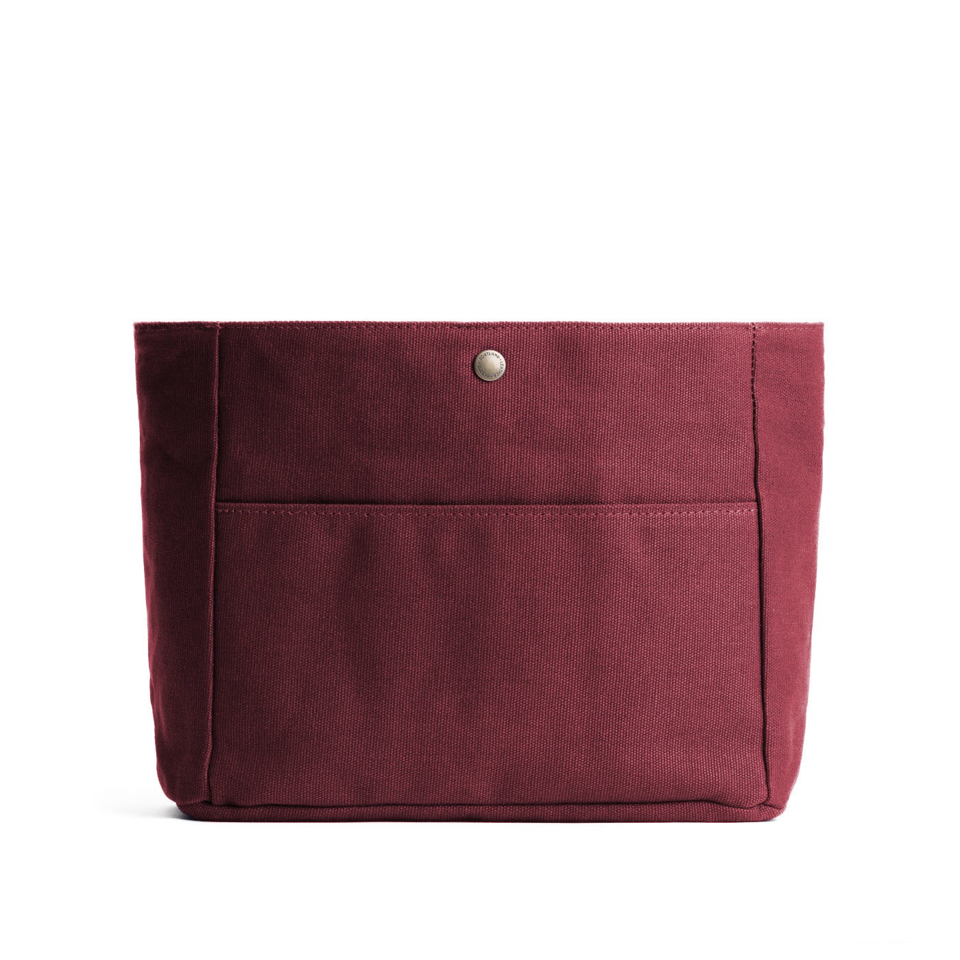 Maroon*Classic*Medium | Medium canvas bag insert for organization