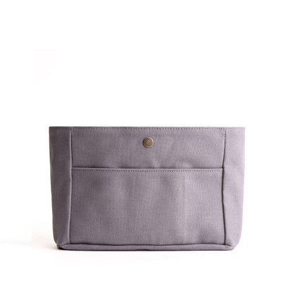 Gray*Classic*Small | Small canvas bag insert for organization