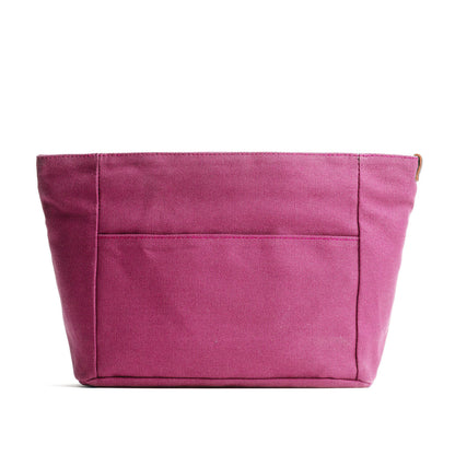 Dragonfruit*Zipper*Medium | Medium canvas bag insert for organization