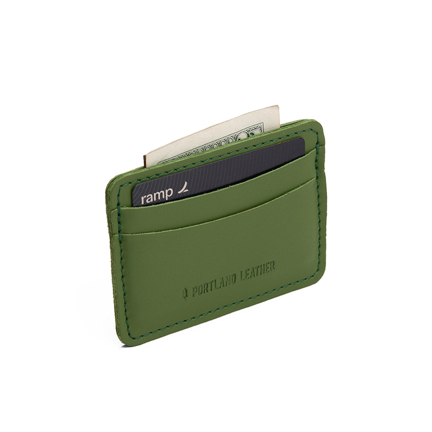 Cactus | Minimalist leather wallet with card slots and PLG logo