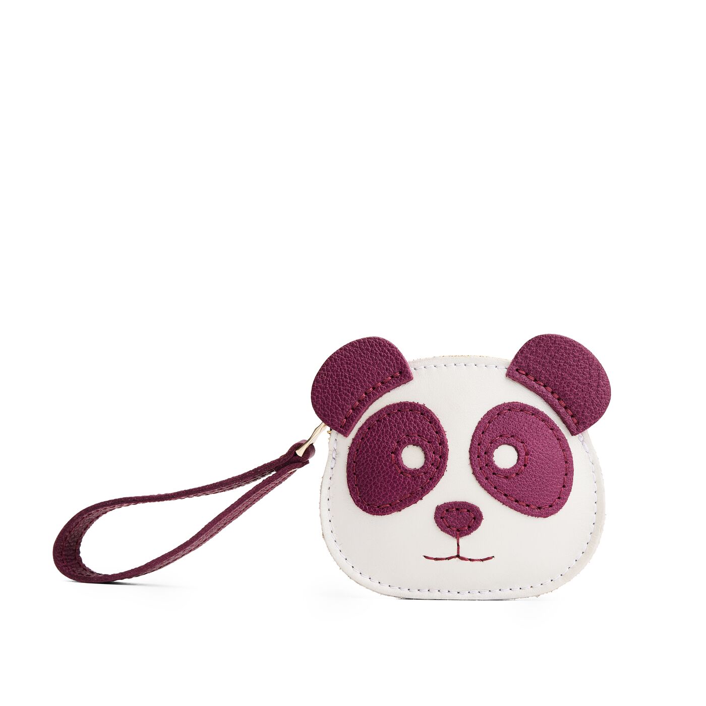 Potion | Panda-shaped pouch with zipper opening and wristlet