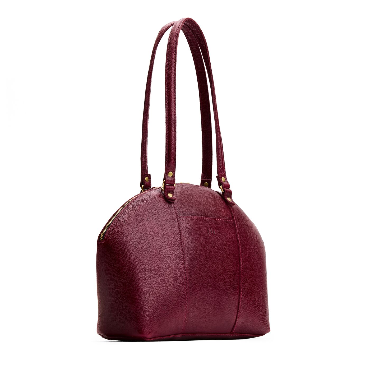 Cabernet*Large | A half circle crossbody bag with handles and removable crossbody strap