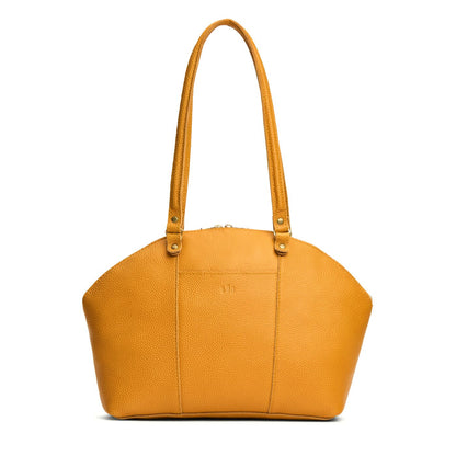 Sunshine*Large | A half circle crossbody bag with handles and removable crossbody strap