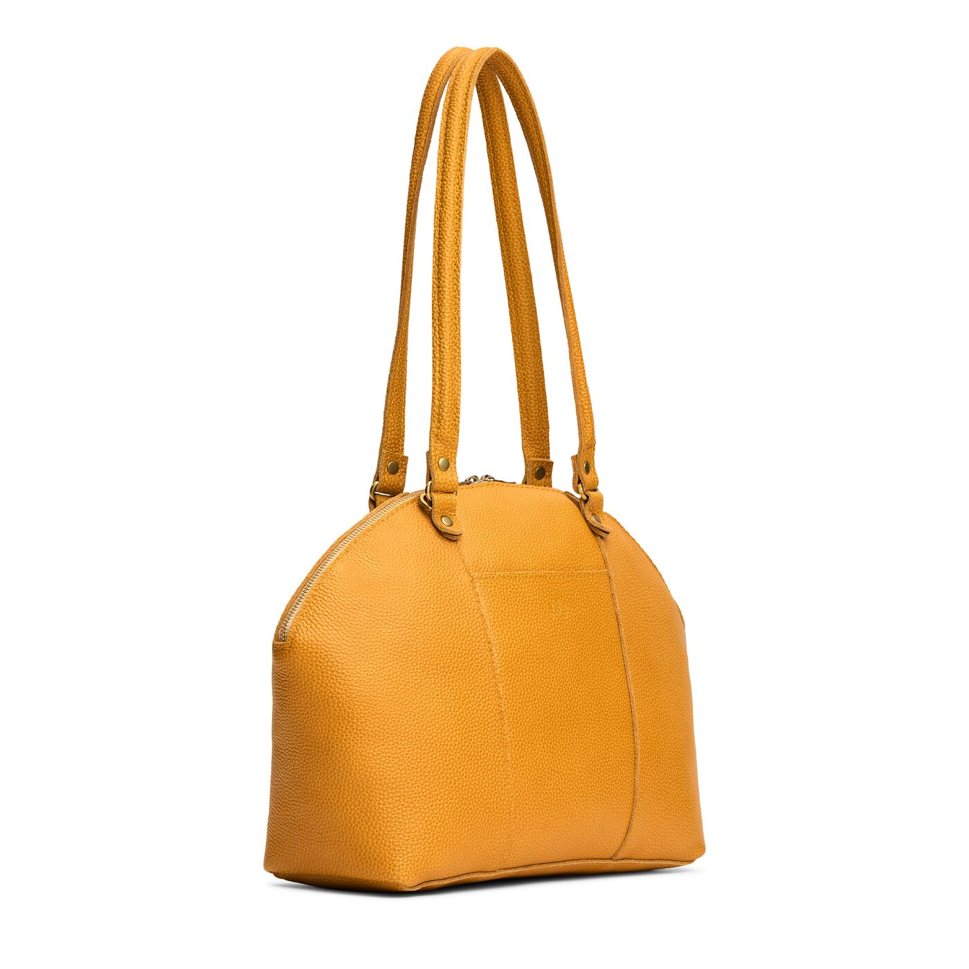 Sunshine*Large | A half circle crossbody bag with handles and removable crossbody strap