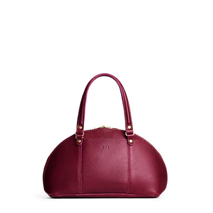 Orchid*Small | A half circle crossbody bag with handles and removable crossbody strap