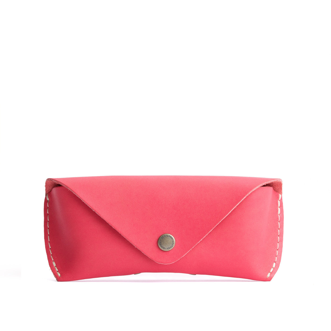 Tulip | Leather sunglasses case with snap closure