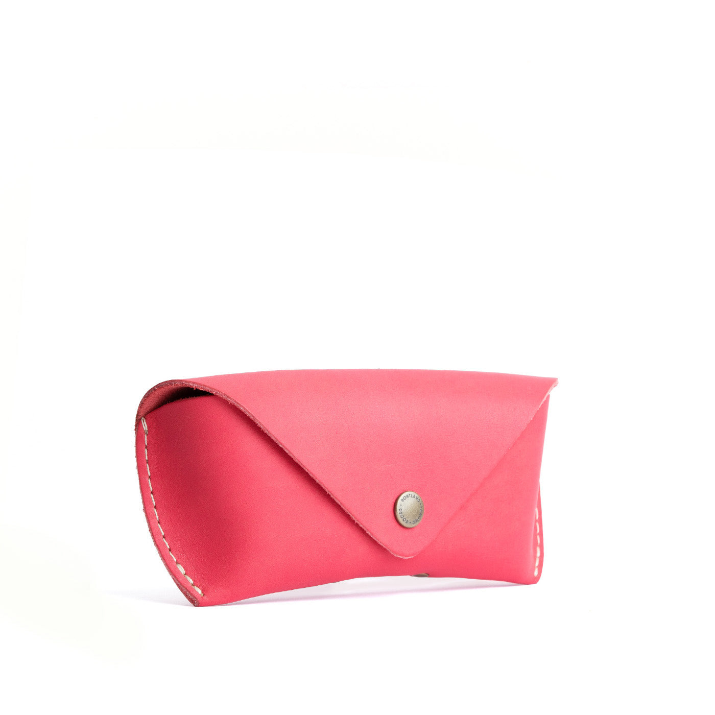 Tulip | Leather sunglasses case with snap closure