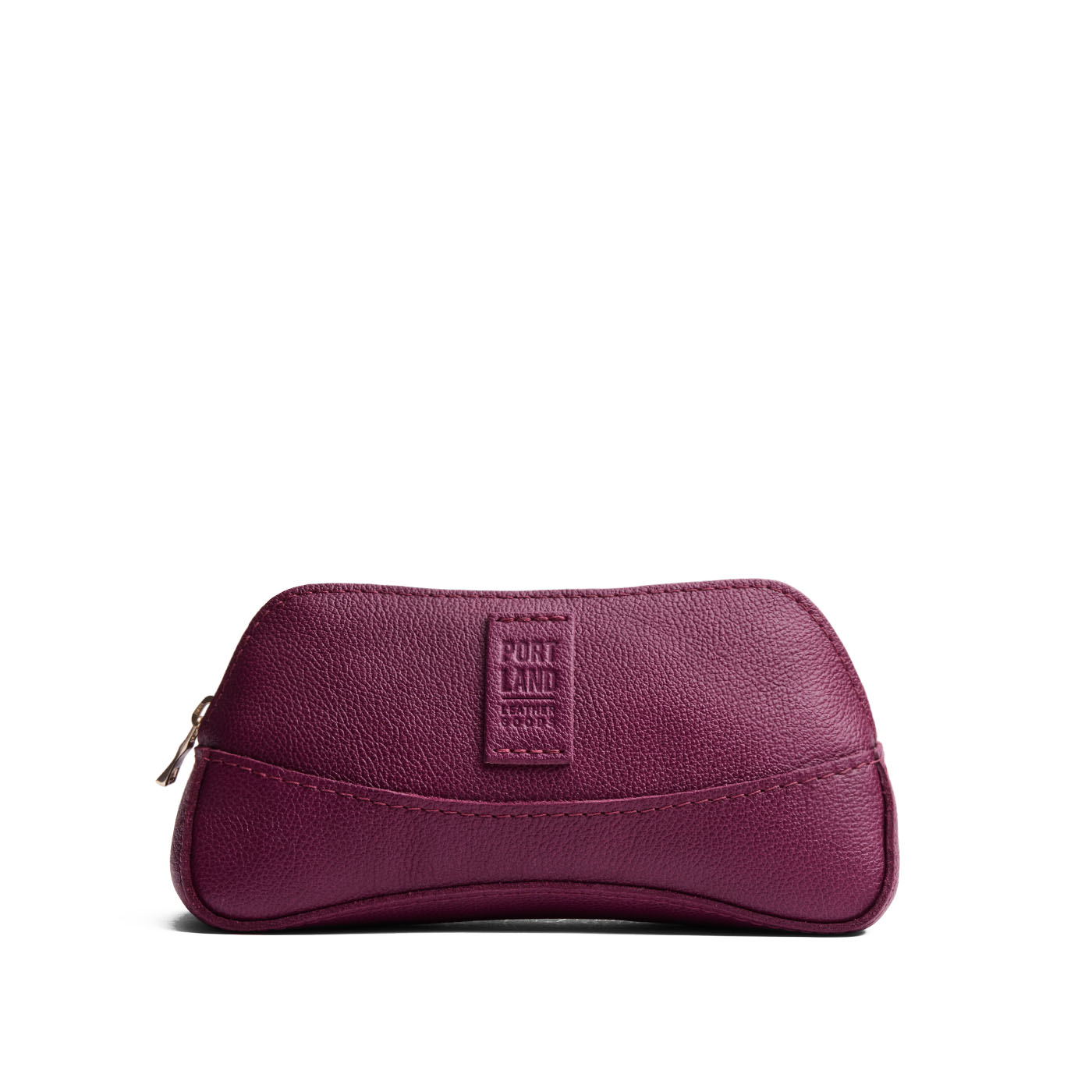 Potion | Handmade leather makeup bag pouch with top zipper