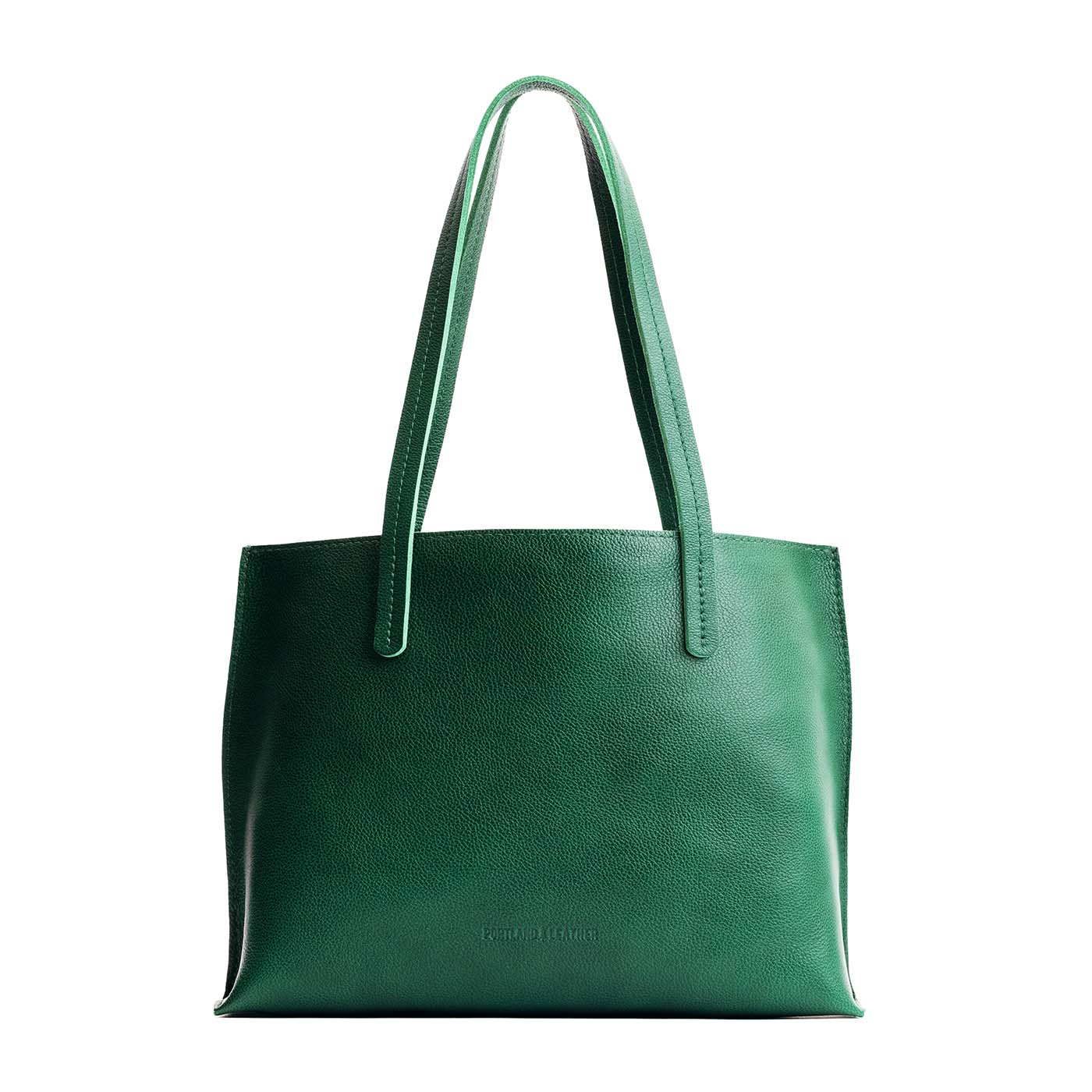 Bacalar*Medium | Leather tote bag with interior snap key loop