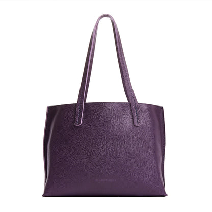 Empire*Medium | Leather tote bag with interior snap key loop