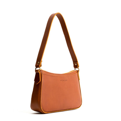 Honey*Small | Petite bean shaped shoulder bag with a zipper closure