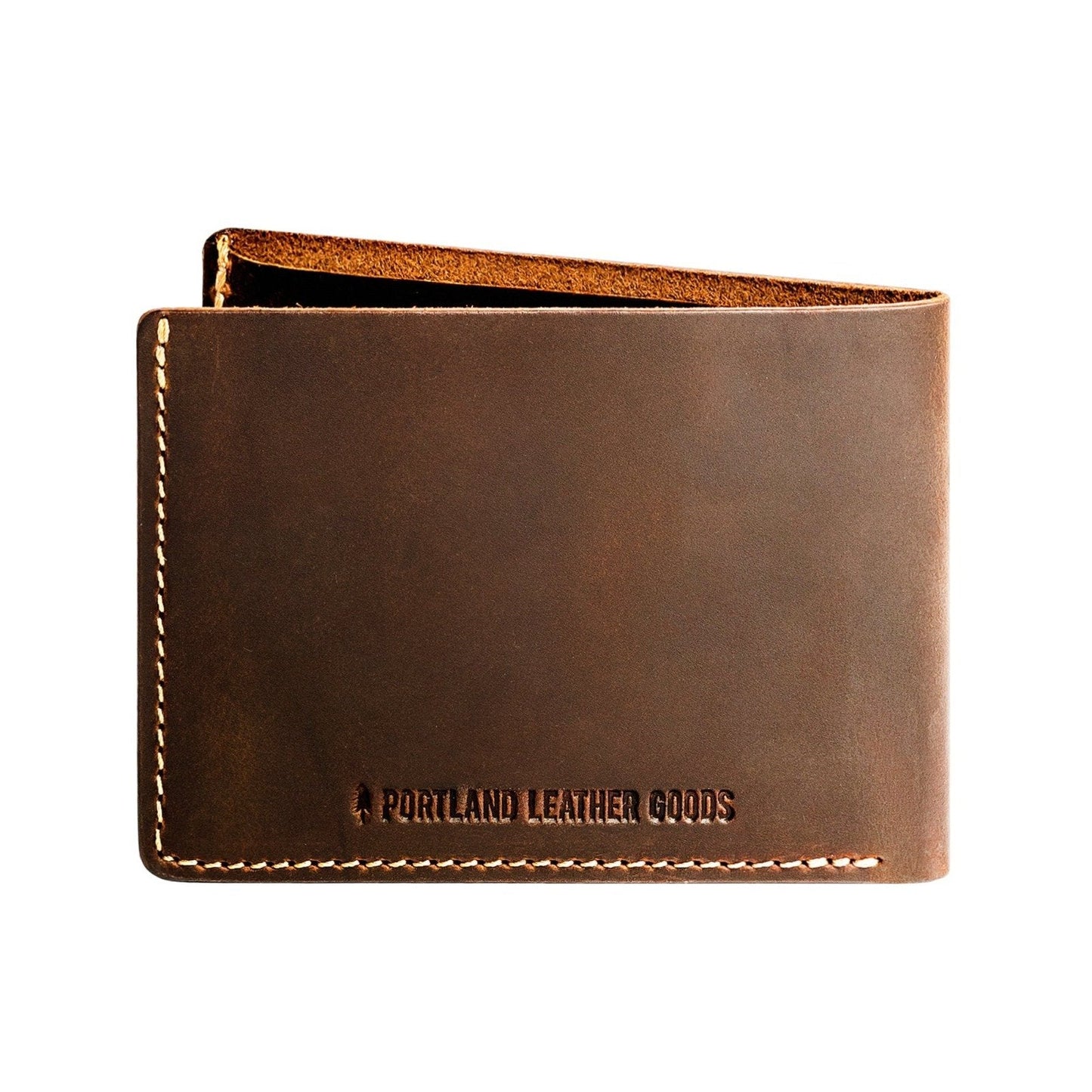 Canyon | Leather bifold wallet with card slots and PLG logo