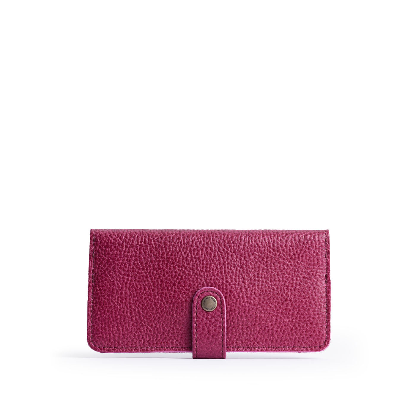 Cosmo | Leather wallet with snap closed