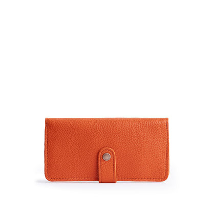 Koi | Leather wallet with snap closed