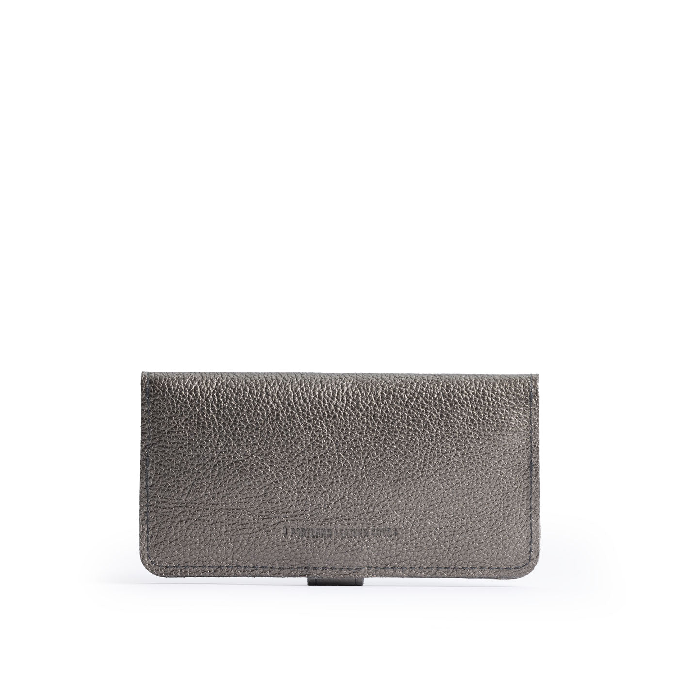 Stardust | Back of leather wallet with snap closed