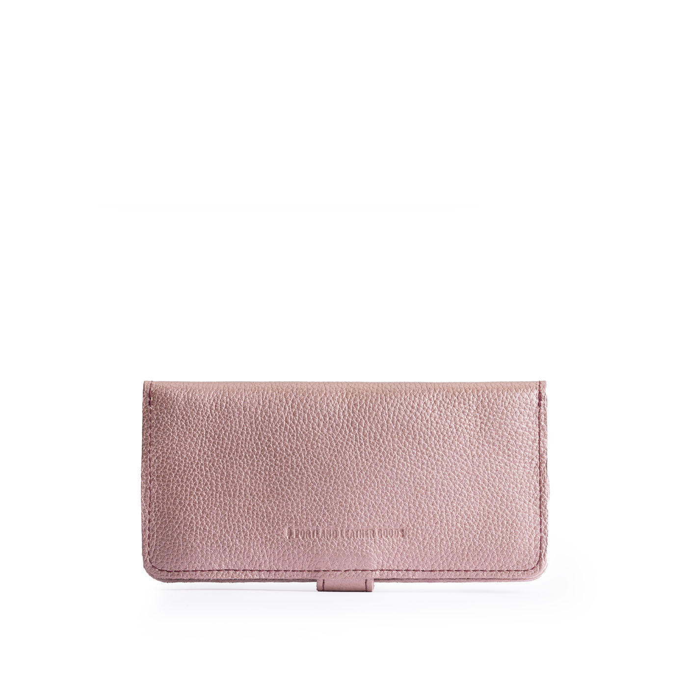Supernova | Back of leather wallet with snap closed