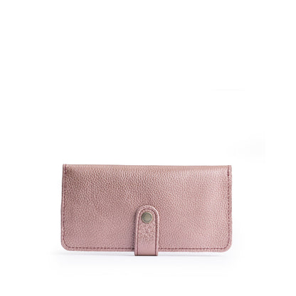 Supernova | Leather wallet with snap closed