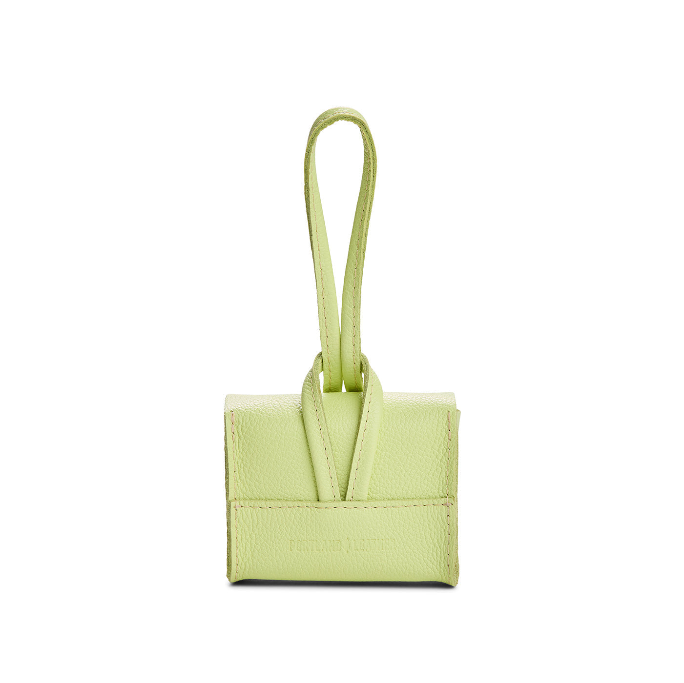 Shadow Lime | Wristlet pouch with loop strap and a flower design