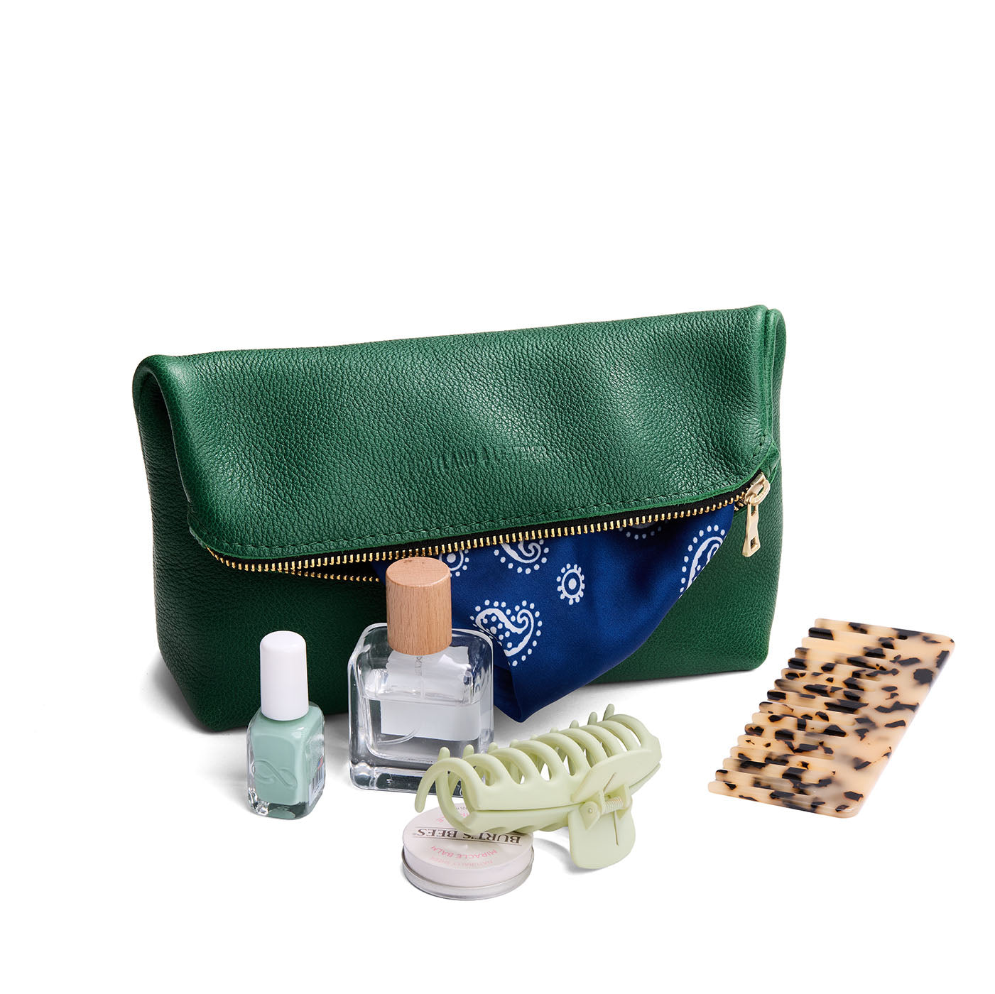 Bacalar | Closed folded zipper pouch