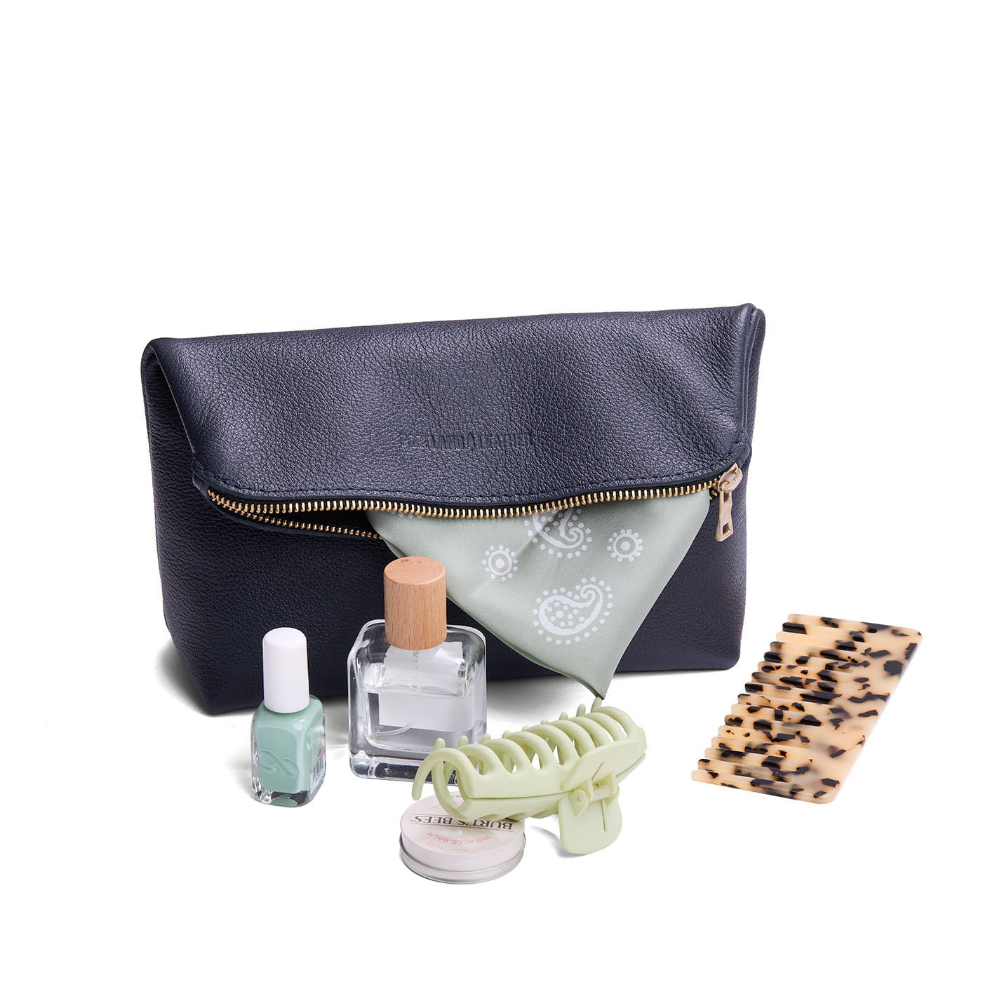 Night Owl | Closed folded zipper pouch
