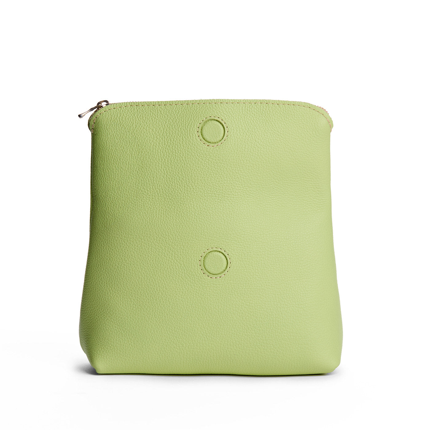 Shadow Lime | Closed folded zipper pouch