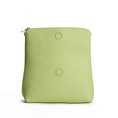 Shadow Lime | Closed folded zipper pouch