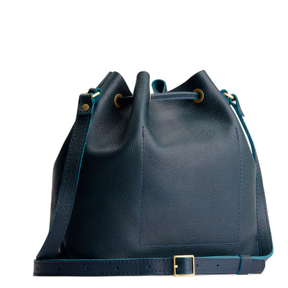 Boreal*Large | Slouchy crossbody bag with leather drawstring closure