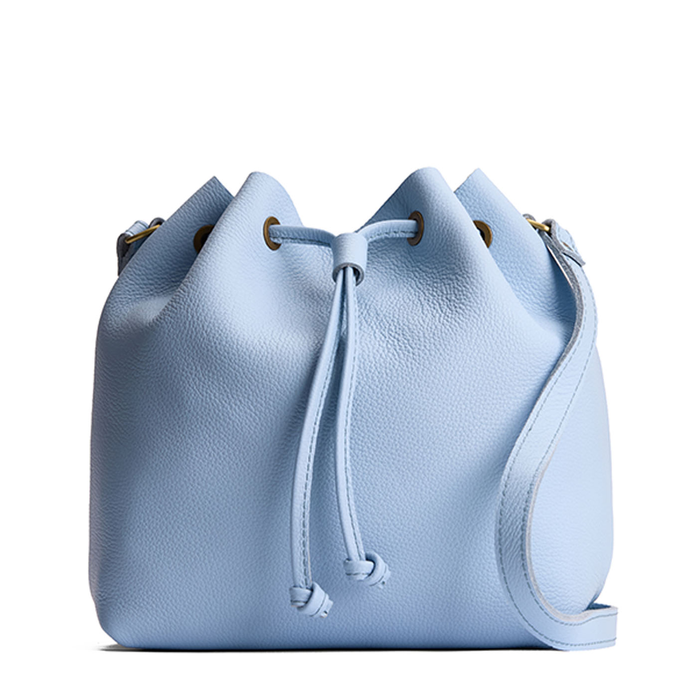 Skyway*Large | Slouchy crossbody bag with leather drawstring closure