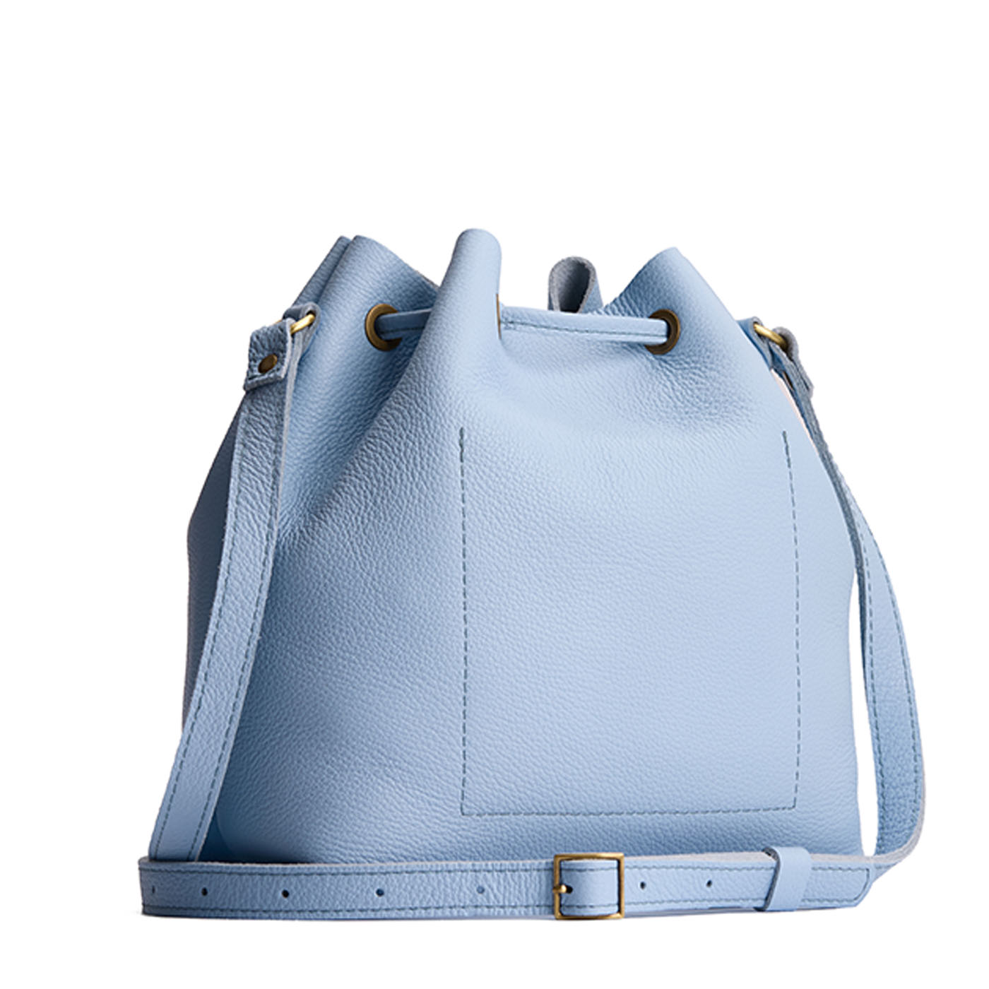 Skyway*Large | Slouchy crossbody bag with leather drawstring closure