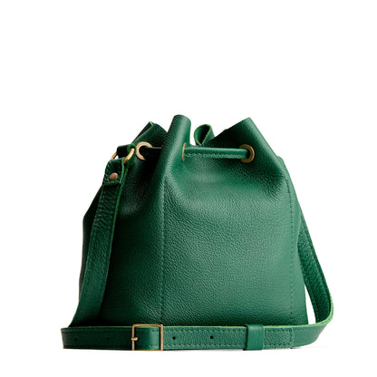 Bacalar*Small | Slouchy crossbody bag with leather drawstring closure
