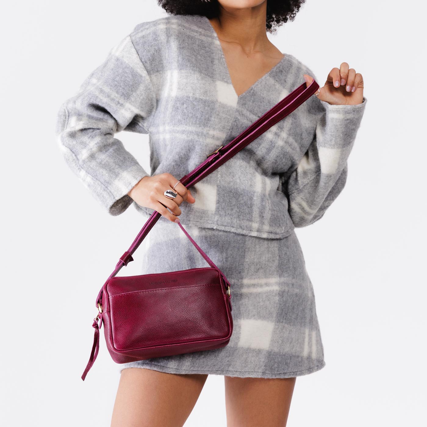 Orchid*Large | Mid-size rectangular crossbody with adjustable strap