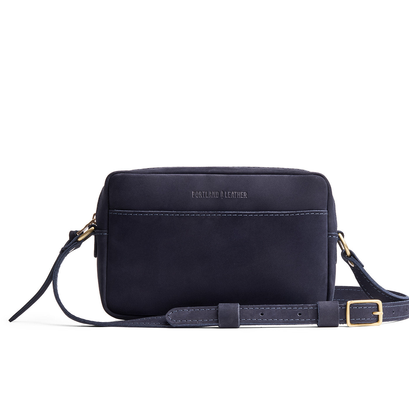 Velvet Blue*Large | Rectangular crossbody with adjustable strap