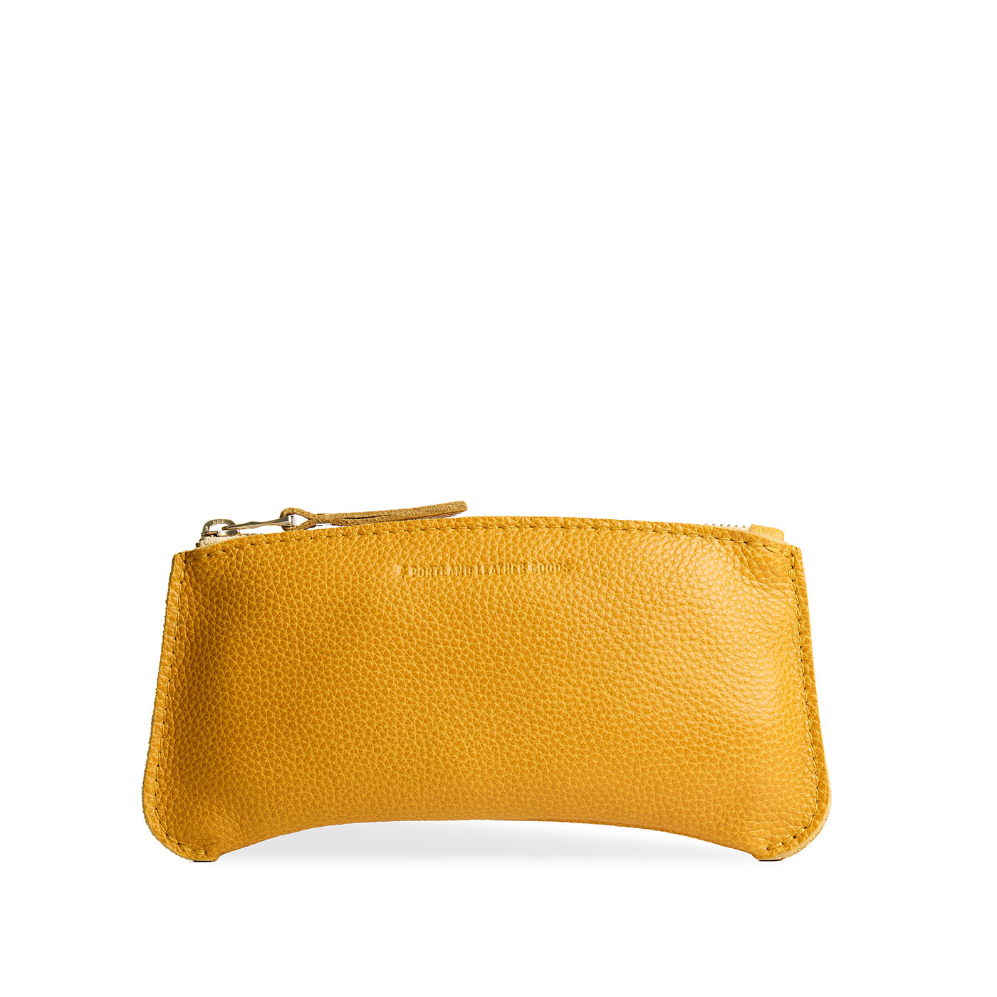 Sunshine*Large | Small pouch with a top zipper and unique curved bottom