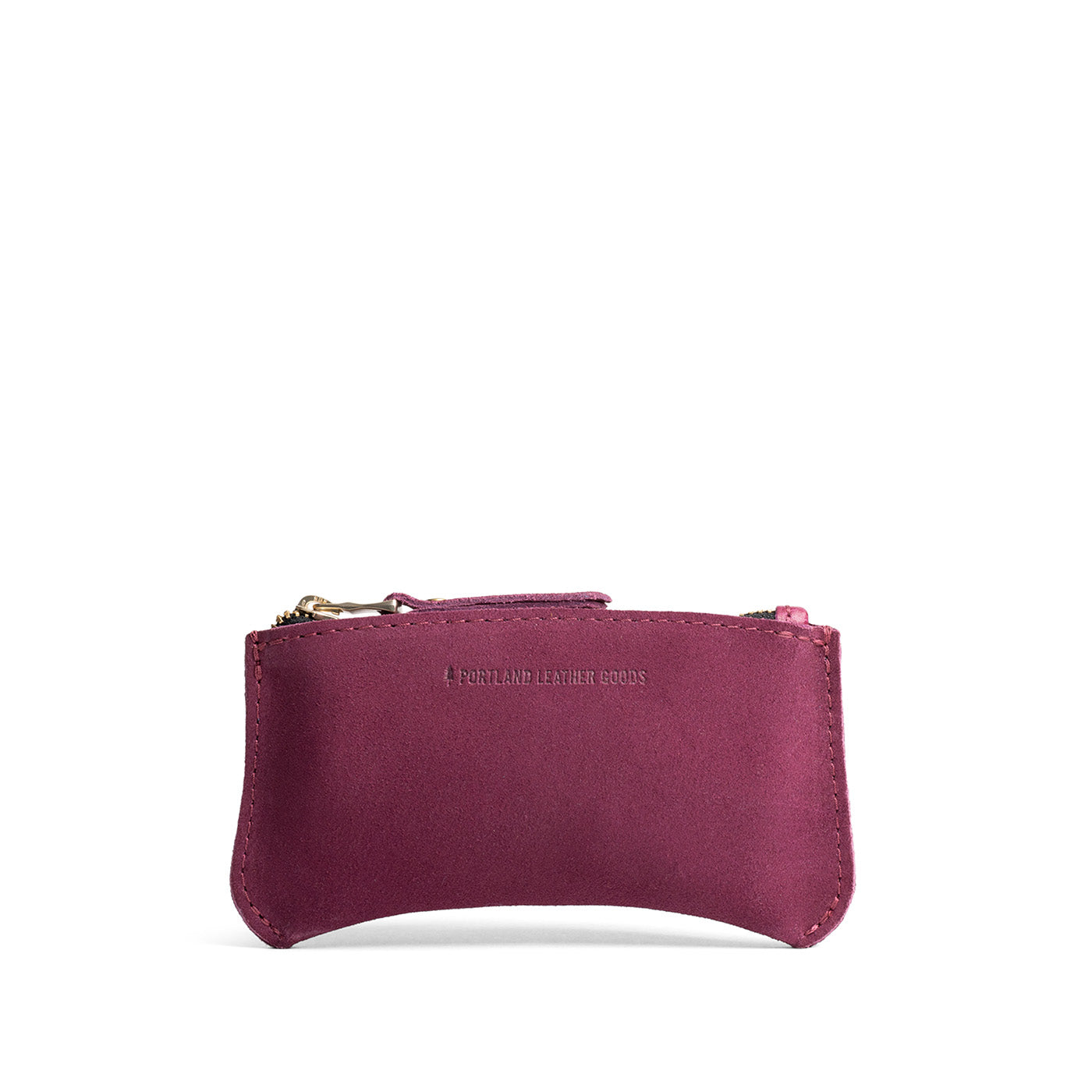 Superbloom*Small | Small pouch with a top zipper and unique curved bottom