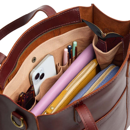 ANY*Classic*Large | Large Canvas Organizer inside a North South Large Lola Crossbody