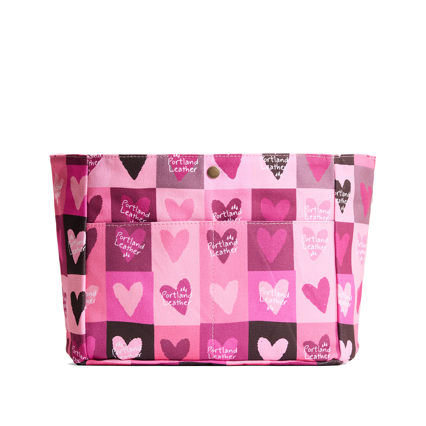 Sugar Rush*Classic*Medium | Heart printed canvas organizer with pockets