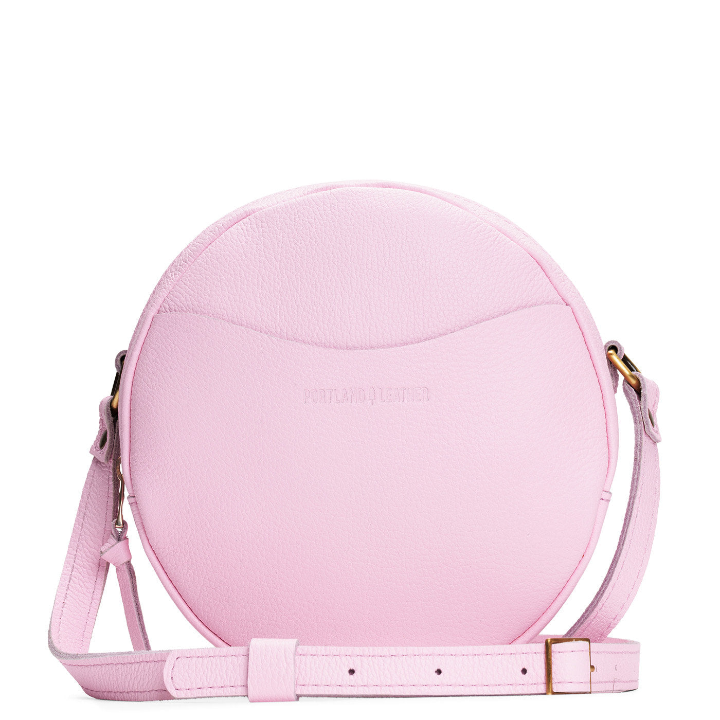 Pinkaboo*Large | Circle shaped crossbody bag with top zipper
