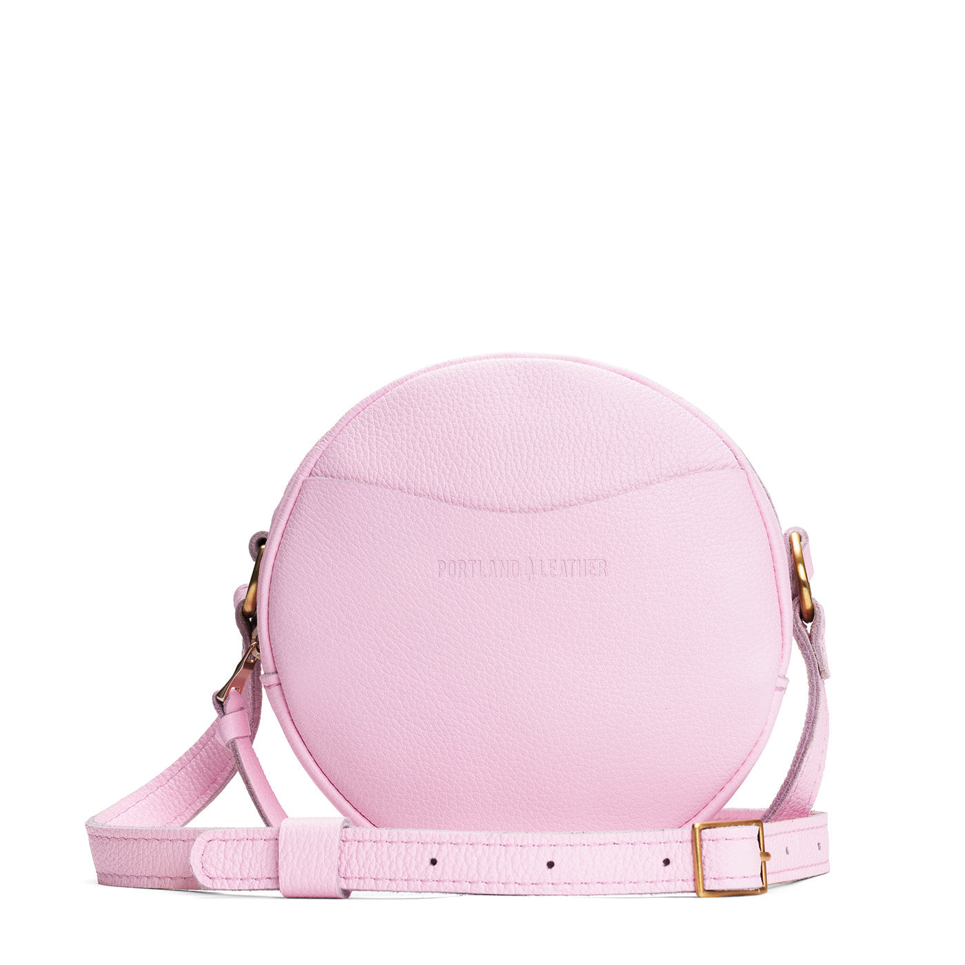 Pinkaboo*Small | Circle shaped crossbody bag with top zipper
