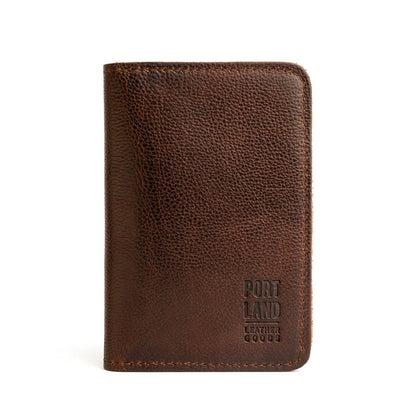 Codlbrew | Leather passport case with PLG logo