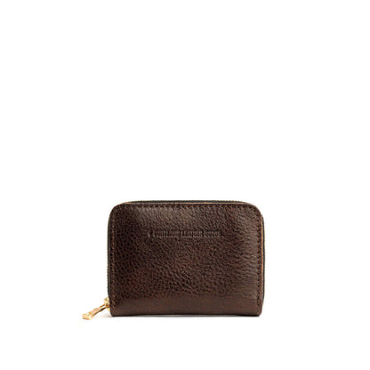 Coldbrew | Small leather wallet with zipper and PLG logo