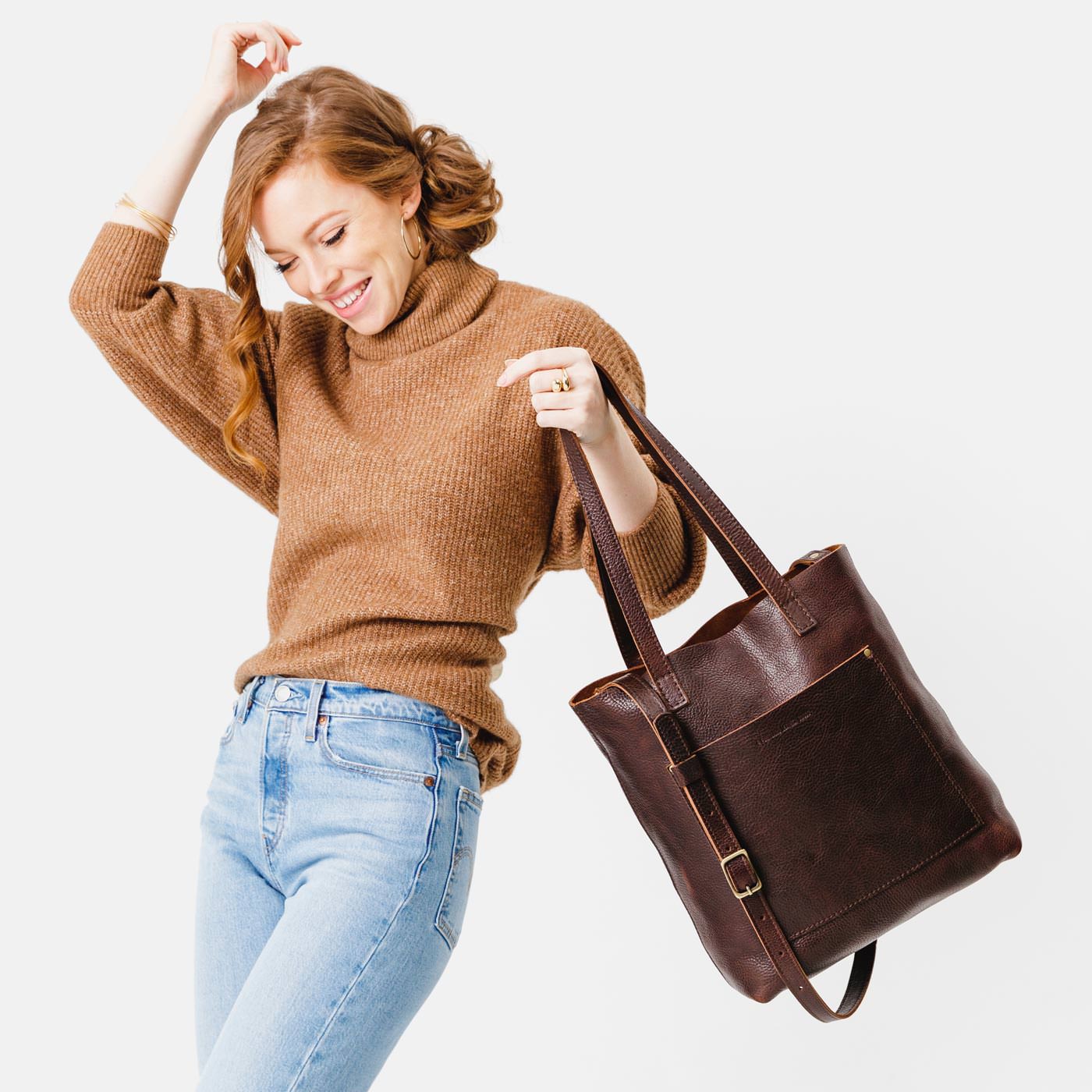 Coldbrew | Medium Tote with dual shoulder straps and crossbody strap
