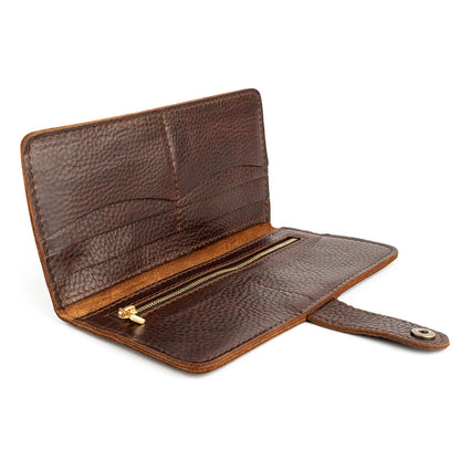 Coldbrew | Leather wallet with snap open