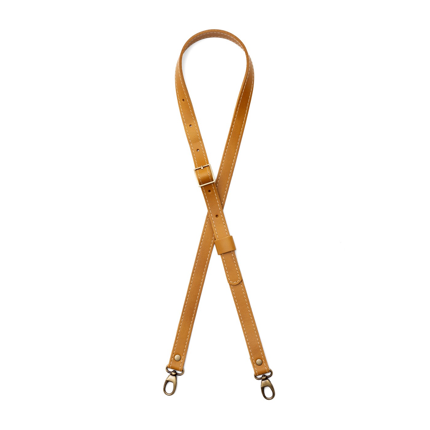 Mango | leather crossbody strap