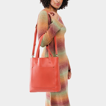 Coral*Classic | Medium Tote with dual shoulder straps and crossbody strap