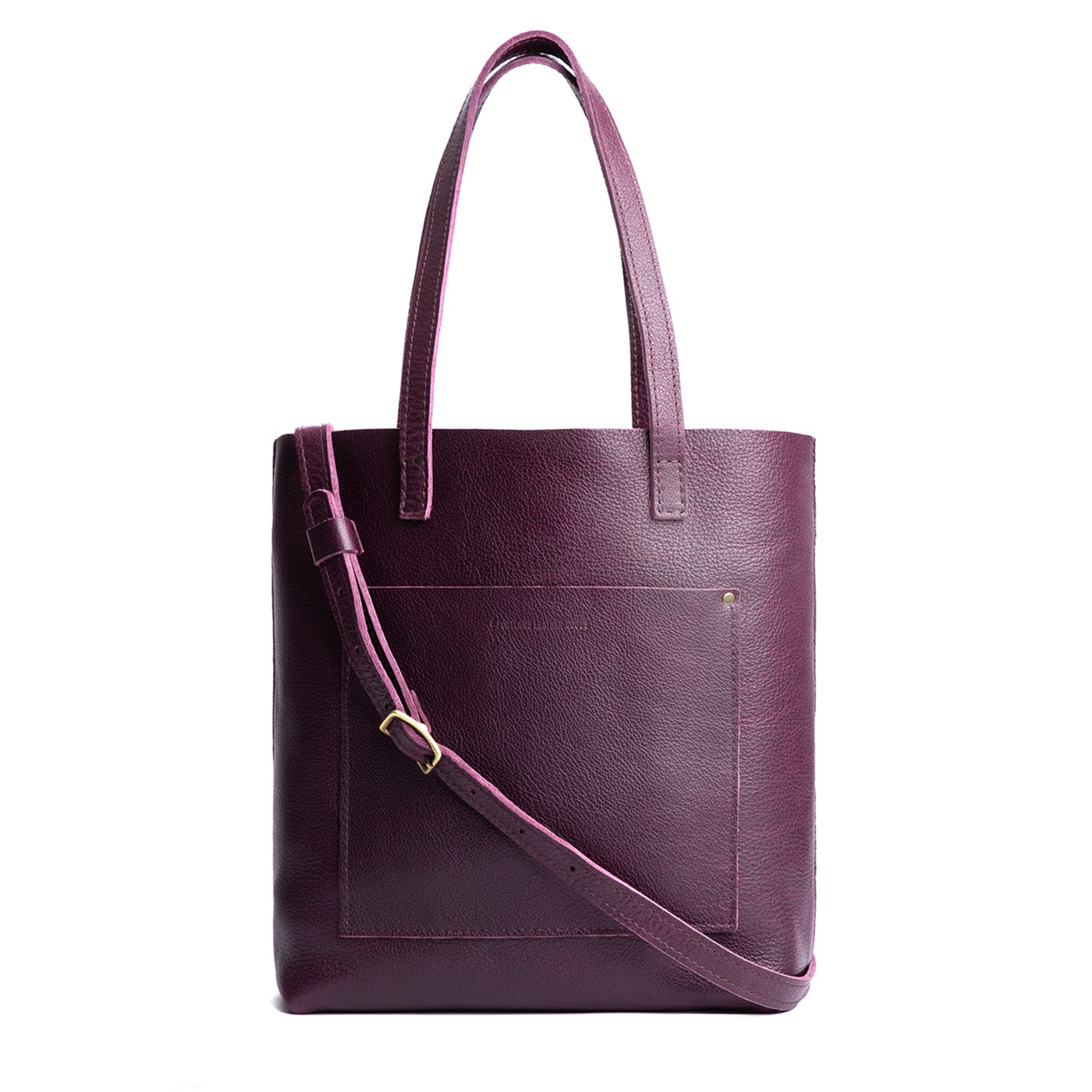 Plum*Classic | Medium Tote with dual shoulder straps and crossbody strap