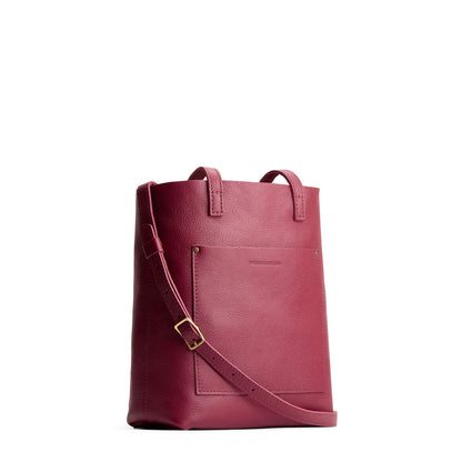 Rhubarb*Classic | Medium Tote with dual shoulder straps and crossbody strap