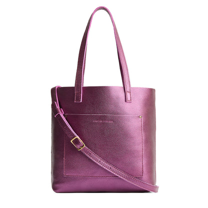 Ultra Violet*Classic | Medium Tote with dual shoulder straps and crossbody strap
