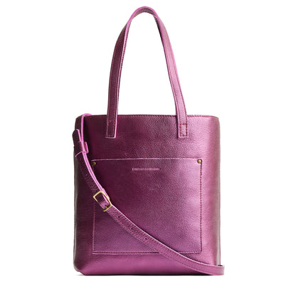 Ultra Violet*Zipper | Medium Tote with dual shoulder straps and crossbody strap