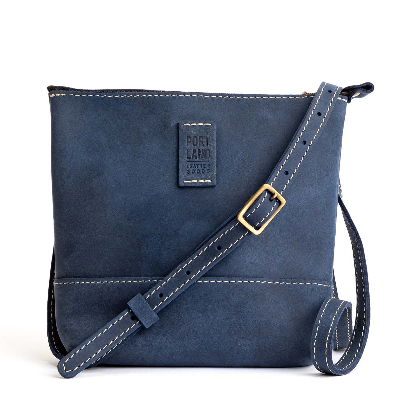 Deep Water | Small rectangular crossbody purse with top zipper and interior pocket