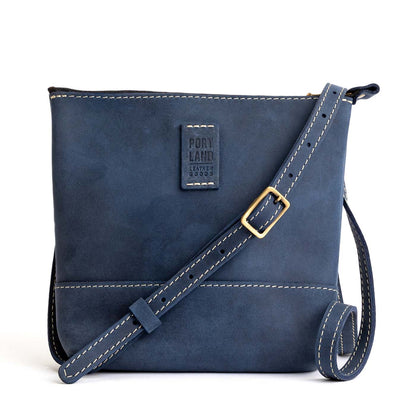 Deep Water | Small rectangular crossbody purse with top zipper and interior pocket